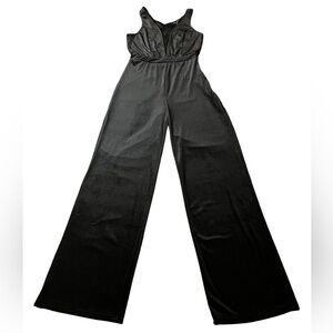 ROMEO + JULIET COUTURE WOMENS BLACK SEXY JUMPSUIT SIZE MEDIUM
